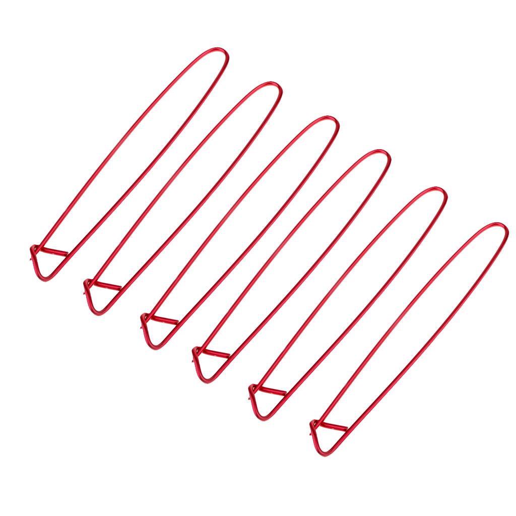 6Pc Stitch Holders Pins Knit Knitting Needles Crochet Hooks Large uygun