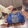 2025 New Fashion Single Shoulder Crossbody Bag Handbag Women's Fashion Denim Small Bag Women