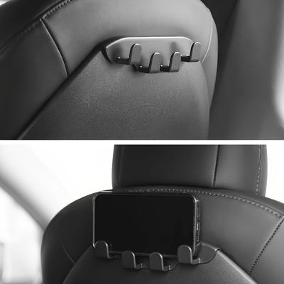 1pc Multifunctional Front Seat Back Hook, ABS Material Car Interior Rack Modified Accessories, Only Suitable For Tesla Model3Y Models