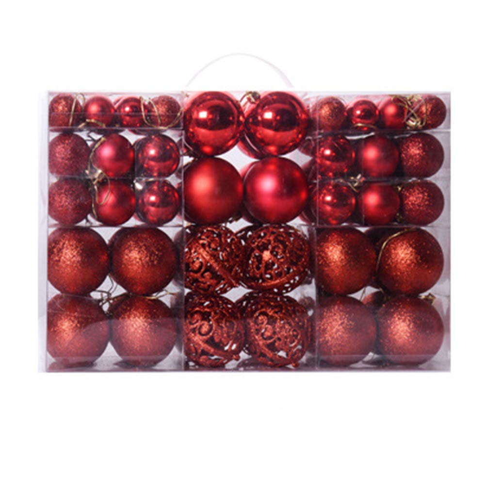 Christmas Luxury Set of Christmas Tree Gorgeous and Perfect for Christmas Beautiful Gold Ball Christmas DIY E-Fly Ornaments, 100, Ornaments, Stylish,