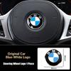 1Pcs 46mm Car Steering Wheel Decoration Badge Sticker Logo Accessories For BMW E46 E90 E60 F30 F10 E39 E36 E87 F20 E90 E70 G30
