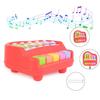 Piano Pentatônico Batido à Mão: Brinquedo Musical Educativo para Bebês e Crianças Pequenas (0-3 anos).