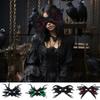 Cosplay Halloween Eye Mask Large Horn Gothic Mask Halloween Feather Masks  Halloween Carnival