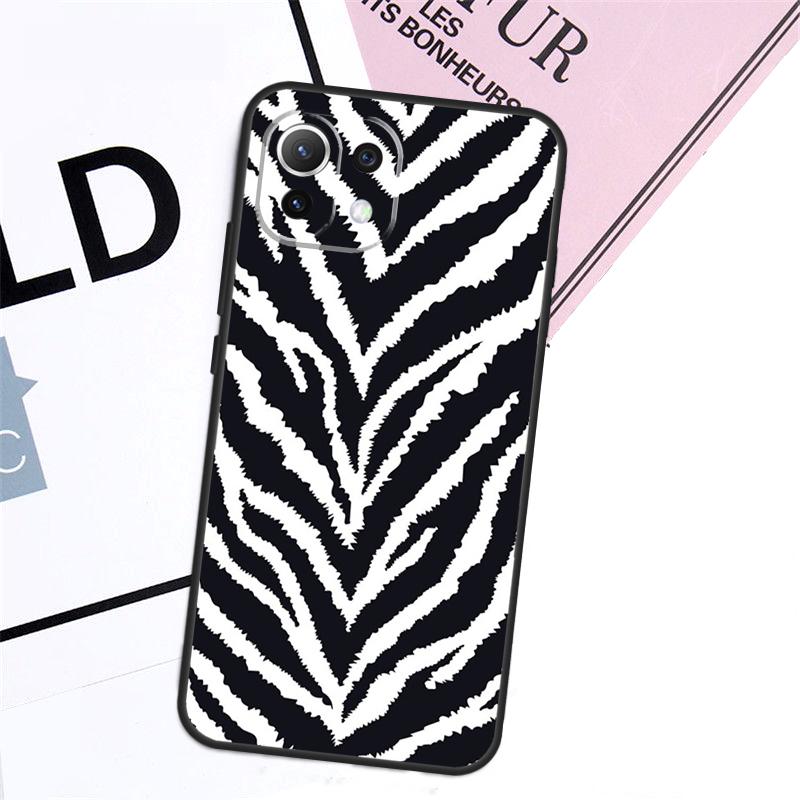 Animal Pattern Zebra Print Case For Xiaomi 15T Pro 14T 13T 17 Pro Max 14 15 Ultra POCO X7 X5 X6 F5 F6 F7 F8 Pro Cover