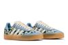 adidas Sambae Liberty London Bordado Floral Azul Creme Branco (Mulheres