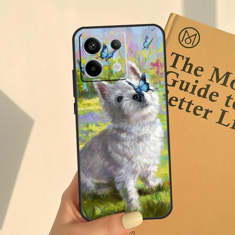 Westie Dog Cover For Xiaomi Redmi Note 14 13 10 11 12 Pro 11S 12S Case For Redmi 15 13C 12C 10C 14C 15C