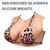 Round neck silicone fake chest vest with hollow out design, sexy silicone bra for stage performance, expanding breasts