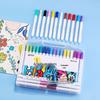 48-Color Acrylic Markers for Primary School Art and Journaling - Multi-color Drawing Pens