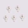 Teamer Stainless Steel Charms DIY Jewelry Making Question Mark At Dollar Sign Mini Charms Bracelet Necklace Handmade Accessories