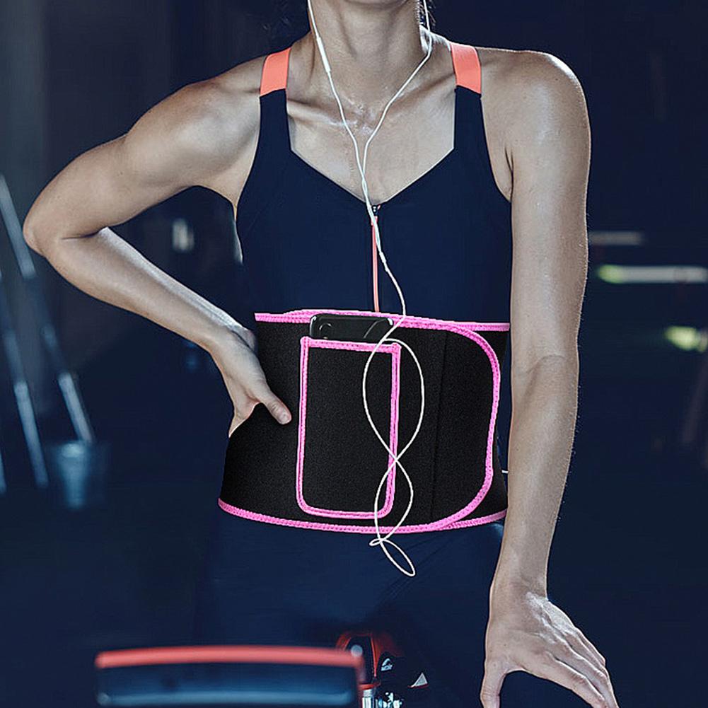Waist Support Compression Shaping Perspiration Body Sculpting Abdomen Belt Protective Gear for Yoga Fitness