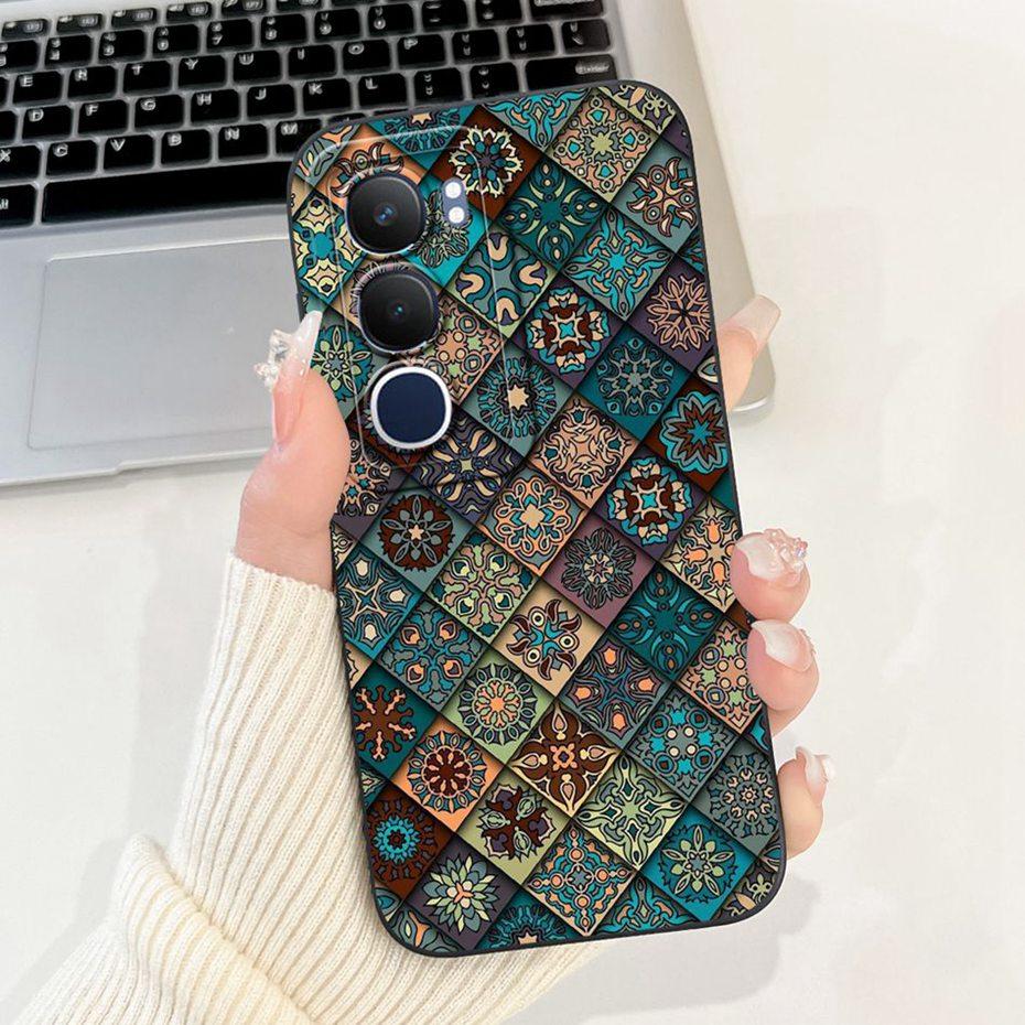 Fashion Painting Phone Case For Vivo Y19s Soft Silicone Shockproof Cover For Vivo Y19S V2419 Cases Bumpers