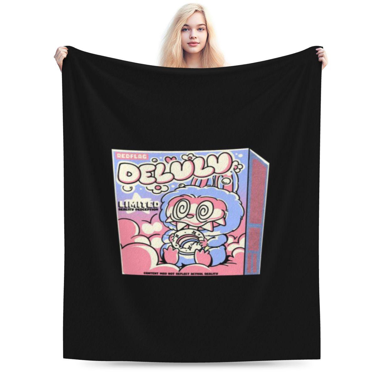 Delulu Personalized Soft Gift An UltraSoft Micro Fleece Blanket 75x100cm (30x40inch)