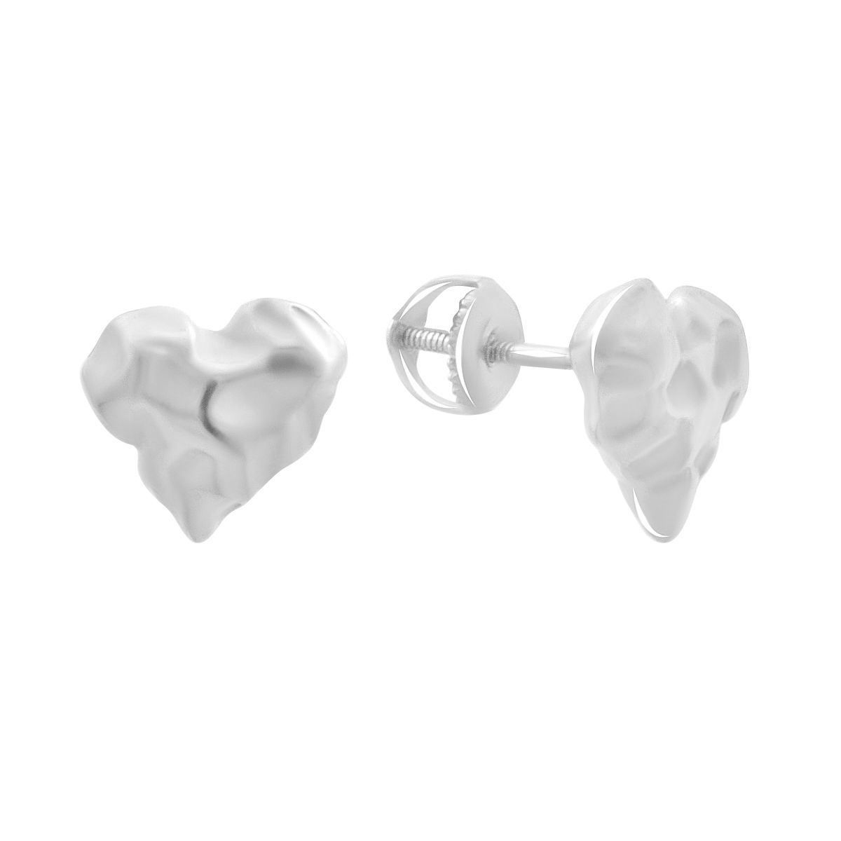 

Silver earrings without stones (2186823)