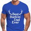Mens Street T Shirt Best Dad Ever for Amazing Dad Funny Fathers Day Tees Summer Classic Men's T-shirt Street Oversized Clothing