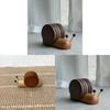 Set di sottobicchieri in legno minimalista moderno con design a lumaca magnetica per decorazione domestica e protezione dal calore
