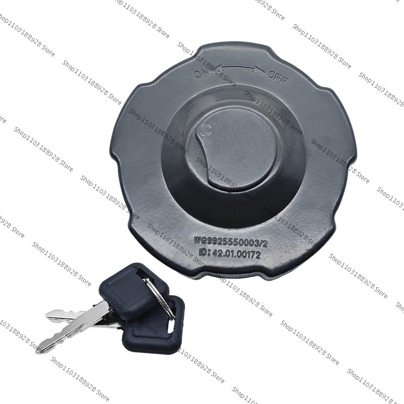 For Sinotruk HOWO T5G Truck Fuel Tank Cover With Lock Cap WG9925550003 Only 1