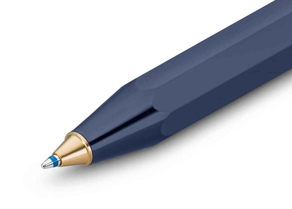 Stylo à bille Kaweco Classic Sport Bleu marine Importé Officiellement, à base d'huile, CSBP-NV,