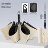 Memory Patch Three-Fold Automatic Umbrella: 8-Bone, Non-Folding, Dual-Use for Sun and Rain.