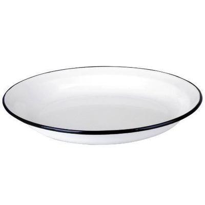 Ibili 912932 White Vitrified Enameled Steel Plate 32 Cm