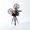 Vintage Iron Art Creative Home Decor Projector, Suitable for Living Room Window Cafe Bar Decoration, Shop Cinema Display Ornament, Christmas Gift