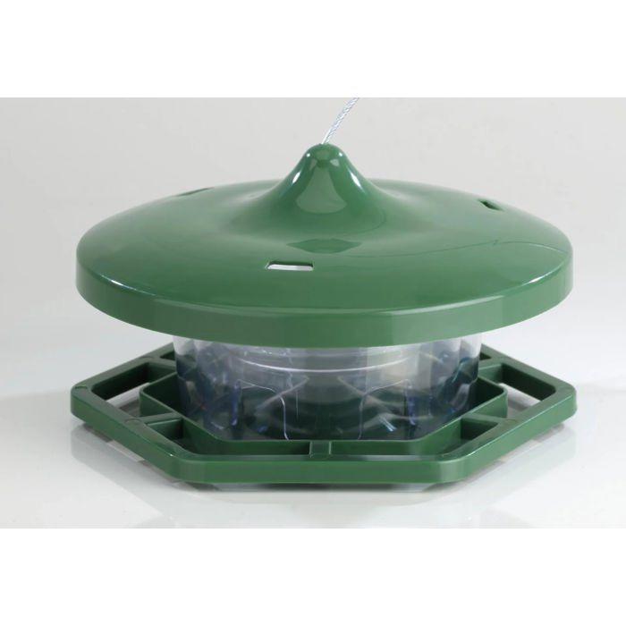 Mangeoire pour oiseaux - WESTFALIA - Silo maison - Vert - Capacité 500g - Poids 190g