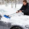 Ice Scrapers for Car Windshield Ergonomic Telescopic Detachable Automotive Window Cleaning Shovel for Vehicle Truck SUV Window