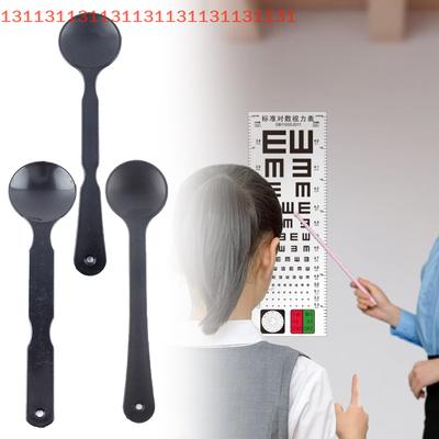 1PCS Eye Occluder Professional Frosted Transparent/Black Handheld Optometry Tool Eye Occluder Block Plate For Vision Test