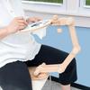 Drehbarer Verstellbarer Holzstickrahmen Desktop-Ständer Kreuzstich-Gestell Rahmen Ringe Erwachsene Mutter Geschenke Nähwerkzeug