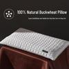 Lyocell Cotton Buckwheat Hull Pillow - Neck Support & Sleep Aid (Pair Pack)