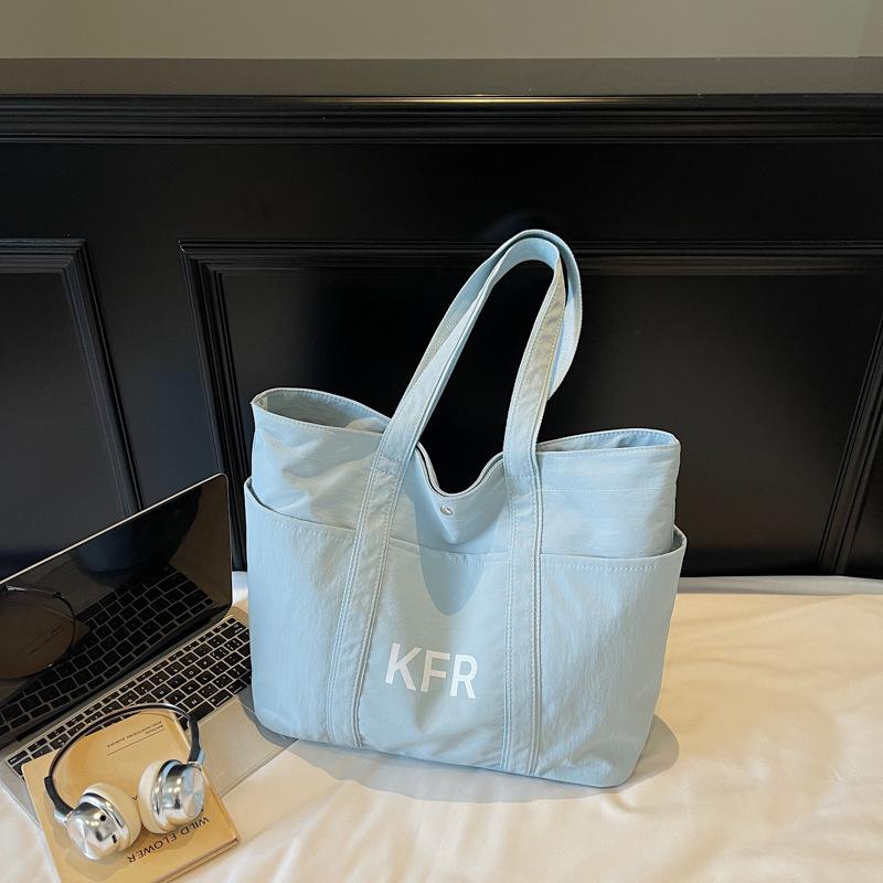 

Canvas tote bag women s new large-capacity work handbag fashion lazy style casual shoulder bag синий