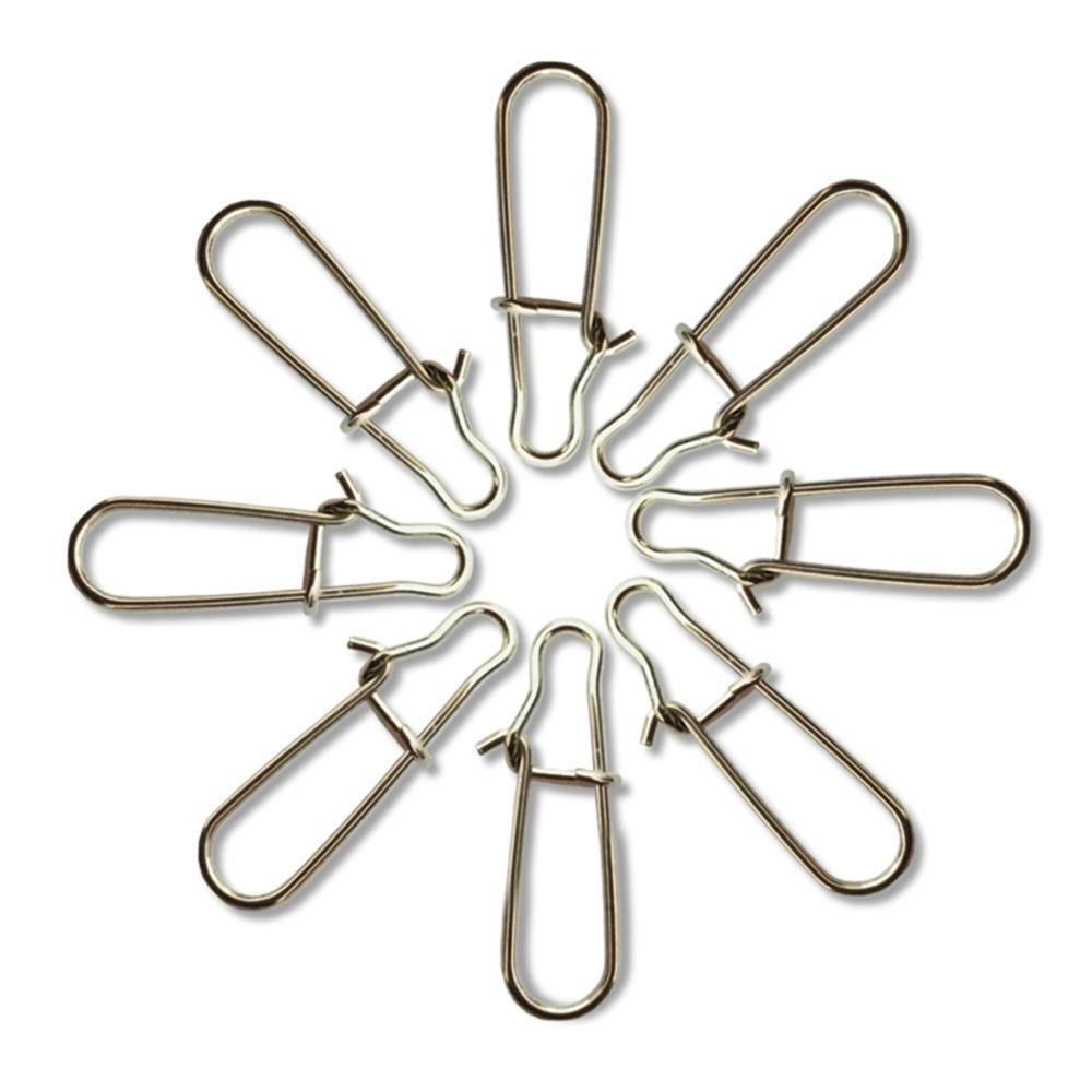 200PCS Quick Change Fishing Snap Pin Connector 0# 1# 2# 3# 4# Fishing Link Rigs  Sea Fishing