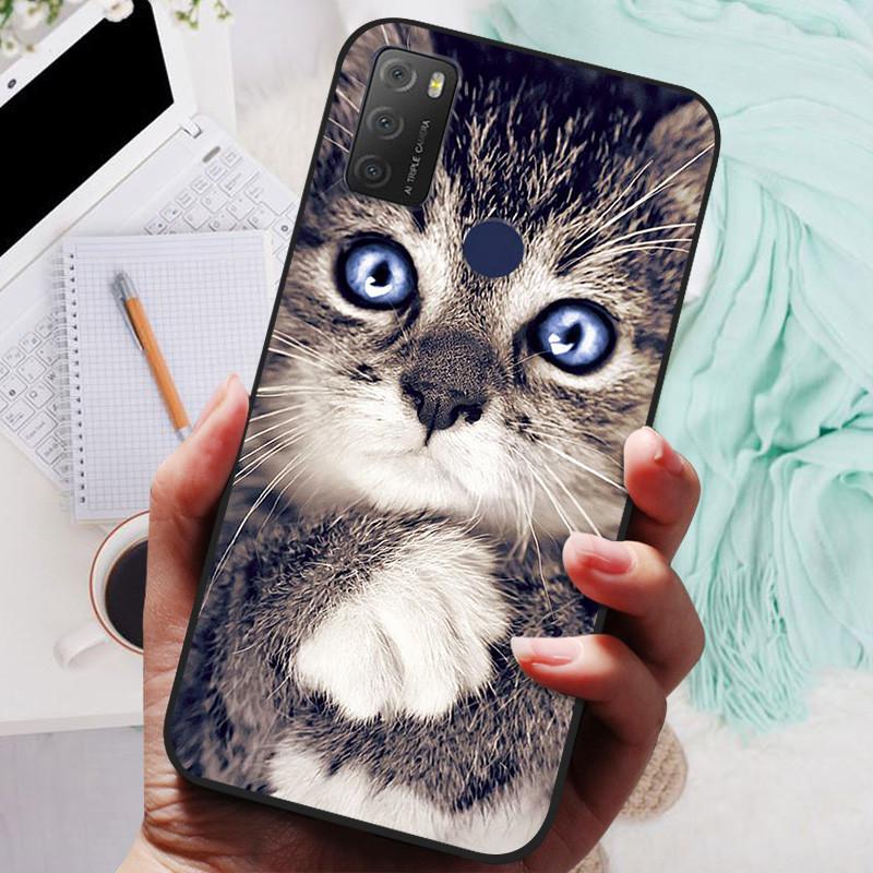 For TCL 20Y 6156D Case Silicone Shockproof Soft TPU Phone Cover For TCL 20Y 20E 6125F Funda for TCL20Y TCL20E Capa Cartoon Shell