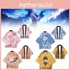 Wanderer Impact Genshin Ganyu Cosplay Costumes Kimono Cloak Party Halloween