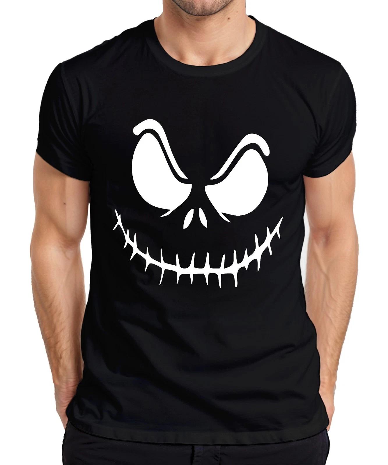 Jack Skellington Gesicht Nightmare before Christmas Weihnachten Herren T-Shirt S