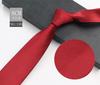 Men'S Tie Business Shirt, Striped Security Professional Dress Plus Logo8Cm Hand-Typed
