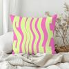 Morandi Color Minimalist Line Art Pillow Case Bedroom Sofa Living Room Backrest Decoration Square Cushion Nap Time