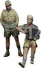Miniature Germany Resting DAK Soldier Set North Africa 2 Piece Resin Kit DD35243 D-Day 1/35 Vol.1 1941-43
