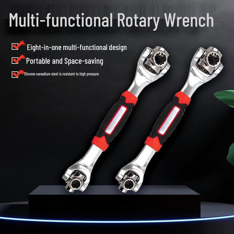 48-in-1 Multi-functional Ratchet and Hex Socket Wrench Tool