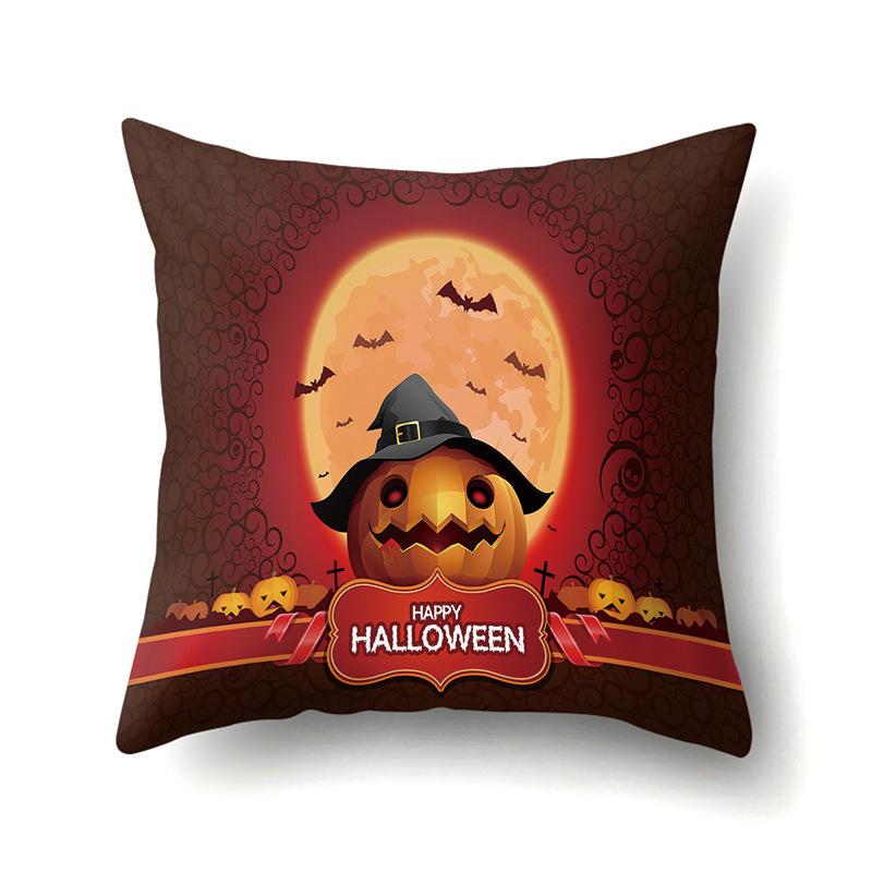 

Хэллоуин Наволочка Подушка для поясницы автомобиля Тыква Чехол для диванной подушки Офис Дом Гостиная Наволочка Pillow core not included