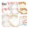 Fresh Style Note Paper Watercolor Letterhead Set, Envelopes Letter And Stickers Personalized Correspondence Kit, Handwritten Birthday Messages