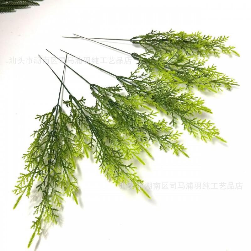 Artificial Pine Spruce Branch Decor Christmas Home Office Table Decoration Nordic Ins Style Plastic Floral Accent