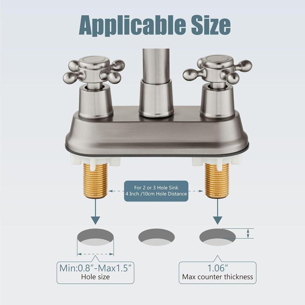 360 Swivel Antique Brass Bathroom Basin Faucet Sink Mixers Taps Bathtub Dual Handles Deck Mounted Basin Sink Mixer Black Chrome