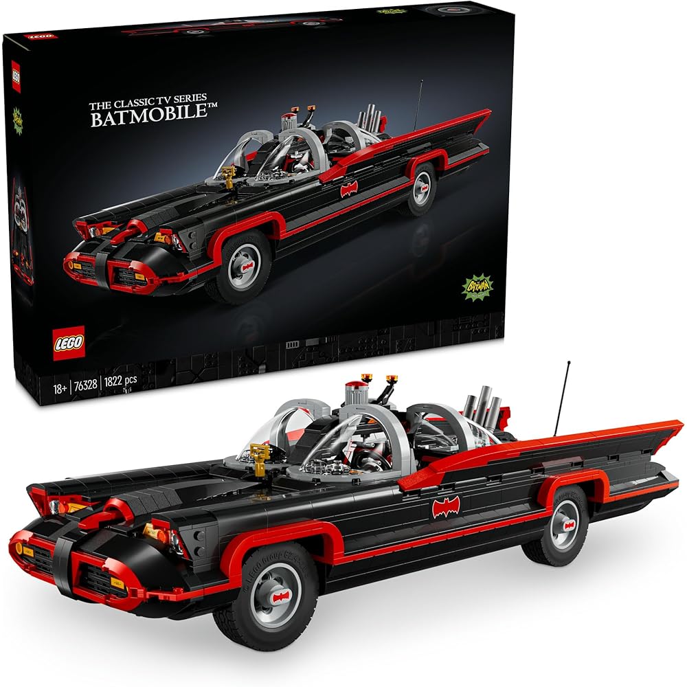 LEGO Batman TV Series Batmobile 1822 Pieces Super Heroes Building Toy for Kids and Adults
