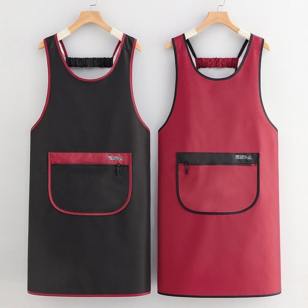 Waterproof Chef Aprons Polyester Kitchen Overalls New Working Clothes  Home Use