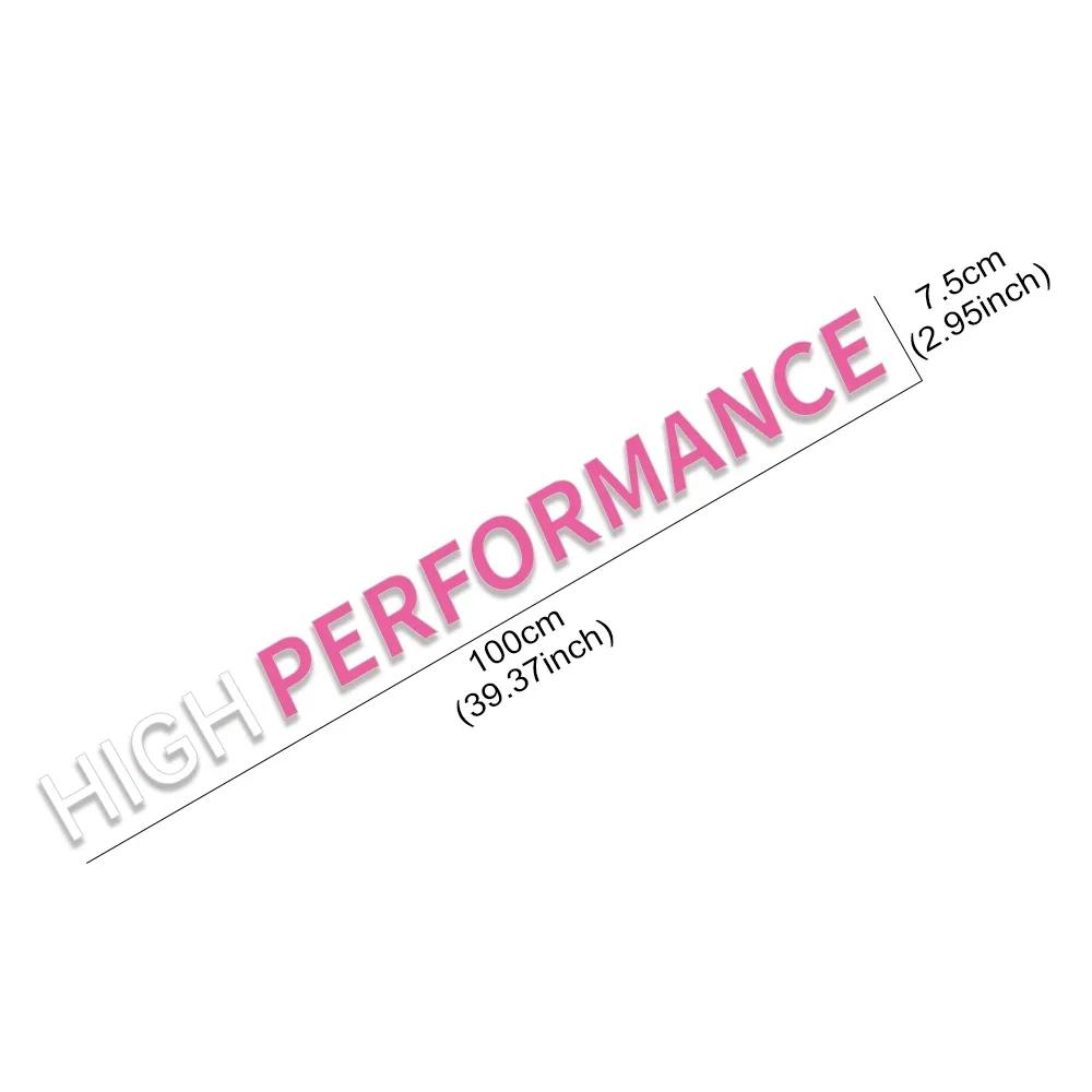 High Performance Slogan Banner Car Windowshield Sticker Self-adhesive PVC Auto Window Body Decoration Vinyl Decal Accessories