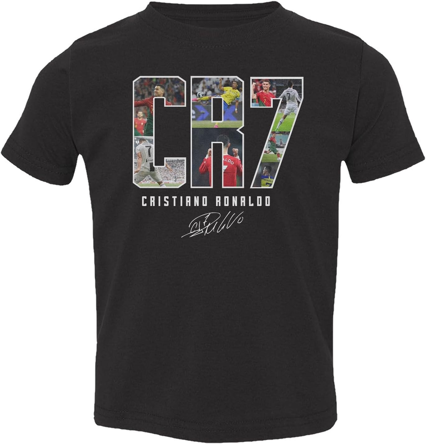Cristiano Ronaldo CR7 Soccer Player Graphic T-shirt XXL
