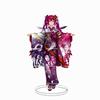 Animation Hololive anchorwoman acrylic insert card white blowing snow summer color festival animation peripheral decoration