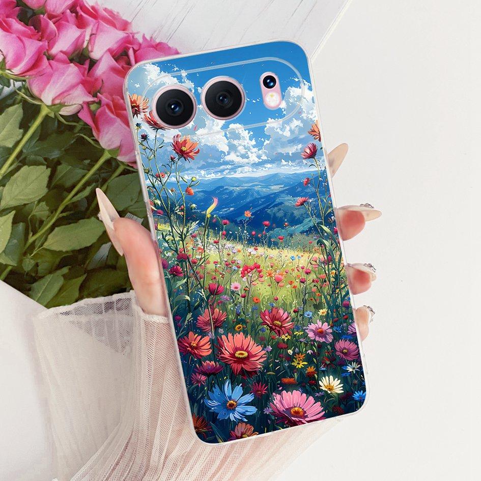 6.55" For Honor 500 5G Case Fashion Flower Bowknot Soft Slim Silicone Phone Cover For Honor 500 Pro Funda MEY-AN00 Honor500 Capa