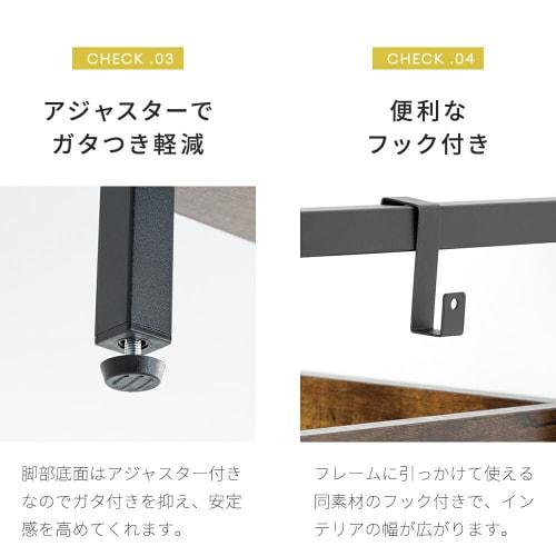 Interior Republic Open Shelf, Stylish Bookshelf/Storage Rack (120cm Wide x 41.5cm Deep, 3 Tiers)