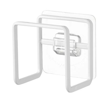 Yamazaki Jitsugyo Film Kancalı Sünger Tutucu Beyaz Gövde Yaklaşık G6 x D4.5 x Y6cm (Film kancası dahil değildir) Kule Sünger Tutucu Kurulumu kolaydır